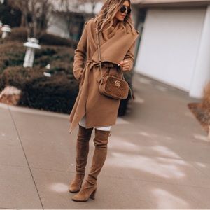 New with tag Soia & Kyo Samia Camel Coat